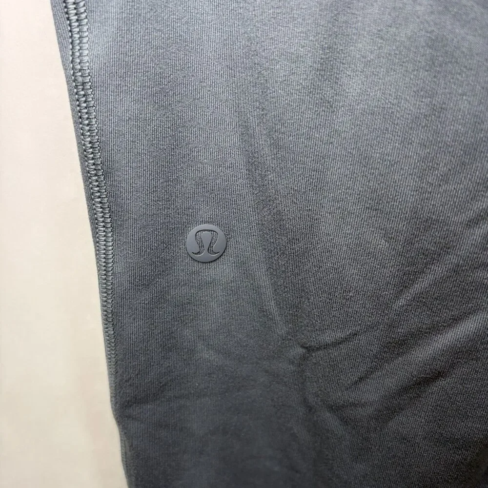 Lululemon Jogger Track Pants Mens Size XL Gray 34x29 Drawstring Pockets Training